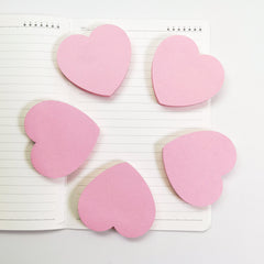 Pink Love Sticky Notes - Flower Art - Student Message Stickers