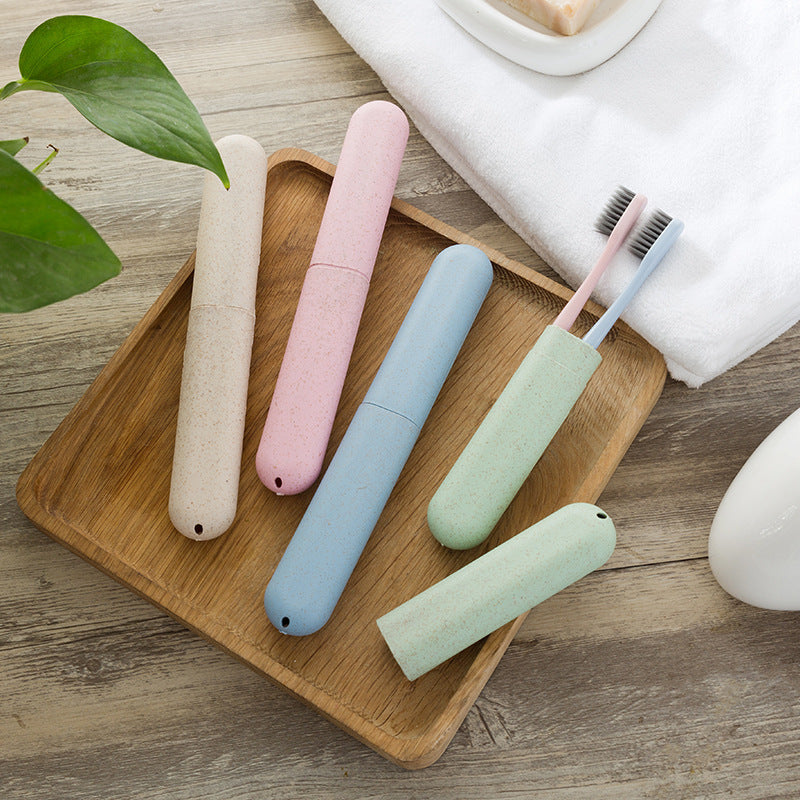 Wheat Straw Toothbrush Holder for Travel