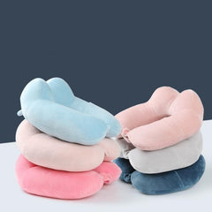 Travel Neck Pillow for Airplanes Trains Cars U-shaped Office Nap Pillow