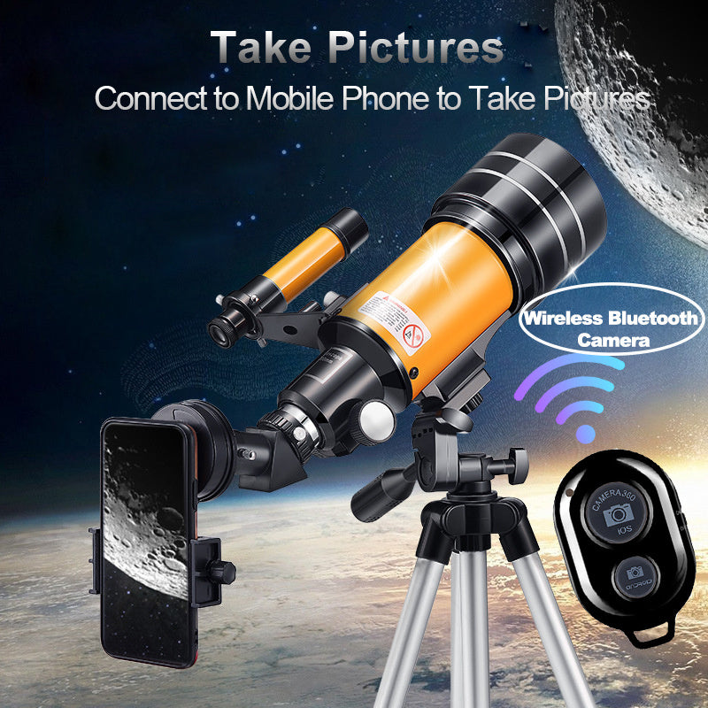 High Power Astronomical Telescope 150x Zoom HD Portable Tripod Night Vision