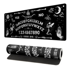 Mysterious Spirit Goth Gaming Mouse Pad 80x29 Large Desk Mat