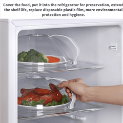 Splatter Guard Microwave Oven Cover Heat Resistant Transparent Food Protector