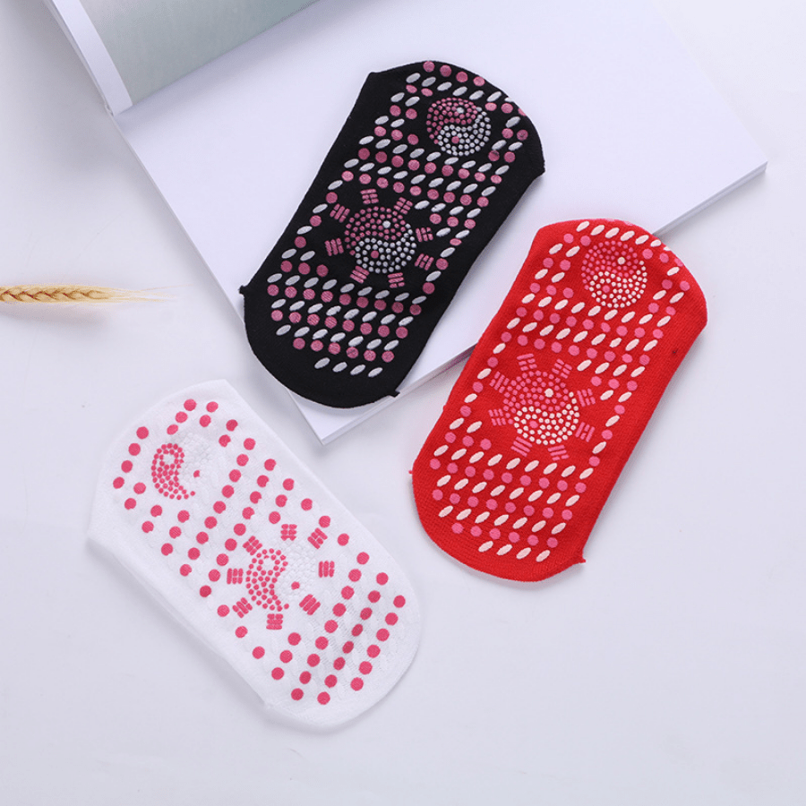 Magnetic Therapy Socks Winter Warm Non-slip Dots Socks