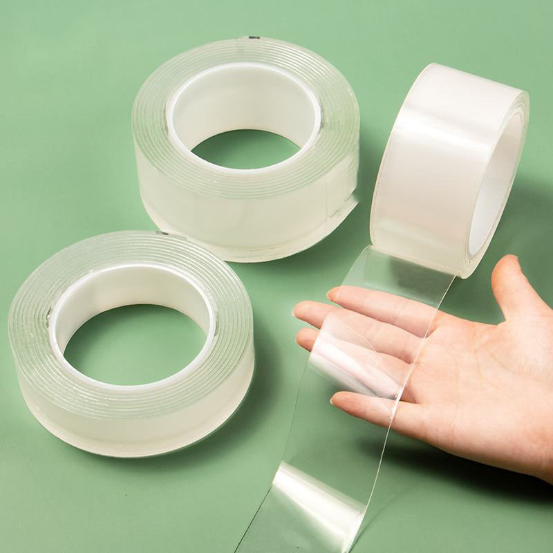 2pcs Transparent Nano Tape Washable Reusable Double Sided Tape