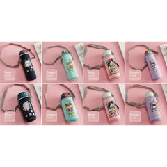 Cartoon Water Bottle Cover Insulated Bag Cup Pouch