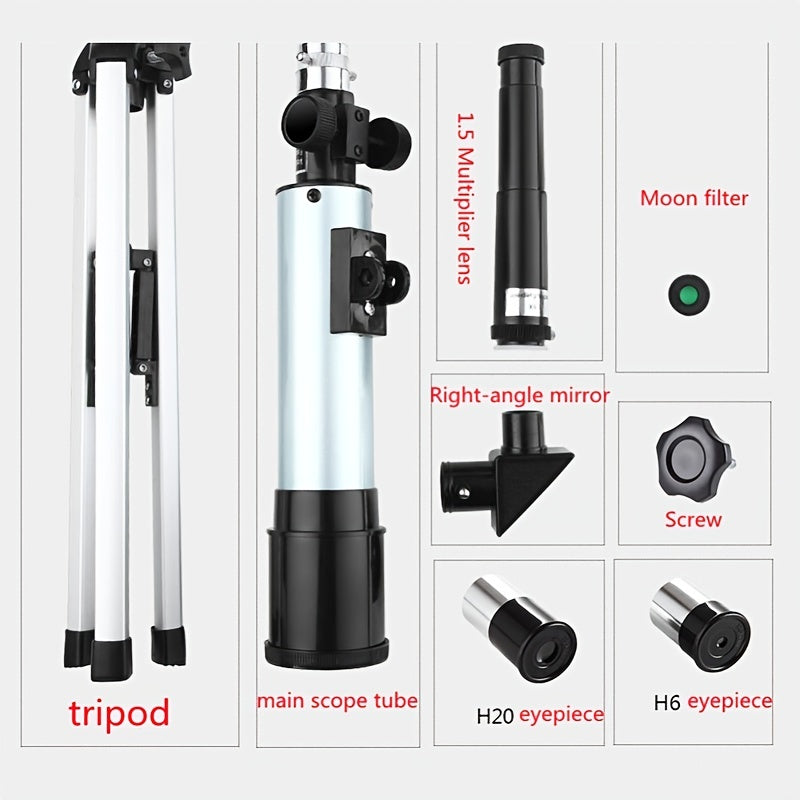 High Magnification Astronomical Telescope Refractive Telescope With Tripod