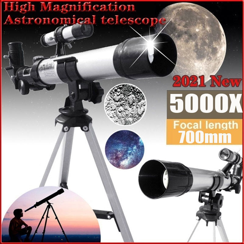 High Magnification Astronomical Telescope Refractive Telescope With Tripod
