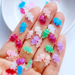 Mini Jellyfish Resin Figurine Crafts Flatback Ornament Jewelry Making