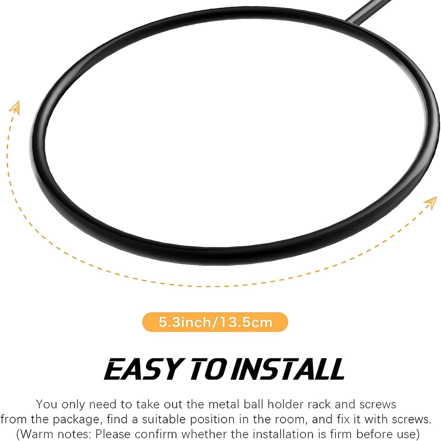 Wall Mounted Ball Storage Display Metal Ball Holder