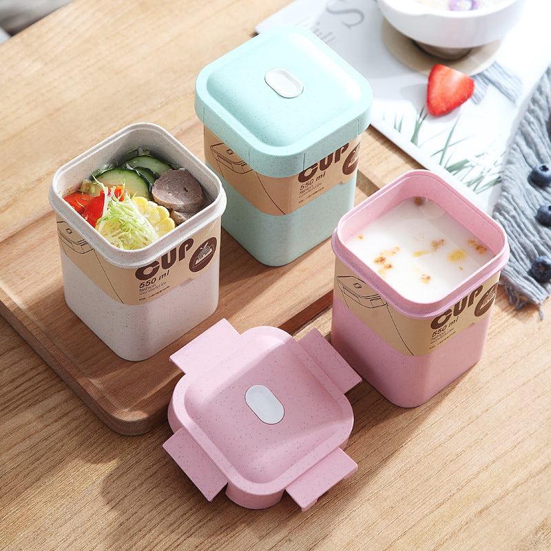 Japanese Style Sealed Soup Cup With Lid Commuter Soup Pot