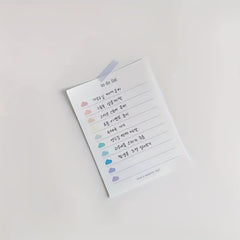 Colorful Clouds To Do List Memo Book Student Memo 60 Sheets