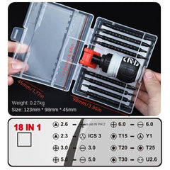 Portable Cross Shaped Slotted Screwdriver Driver