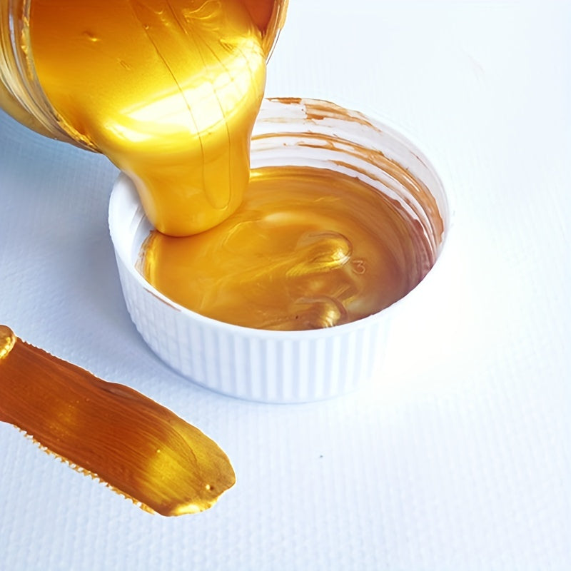 100ml Golden Metallic Acrylic Paint Waterproof Fade Proof