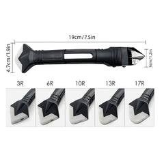 5 In 1 Caulk Remover Tools Kit Grout Removal Sealant Finishing Tool