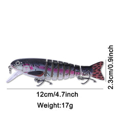 Artificial Fishing Lure Slow Sinking Wobbler Hard Bait for Seawater Freshwater