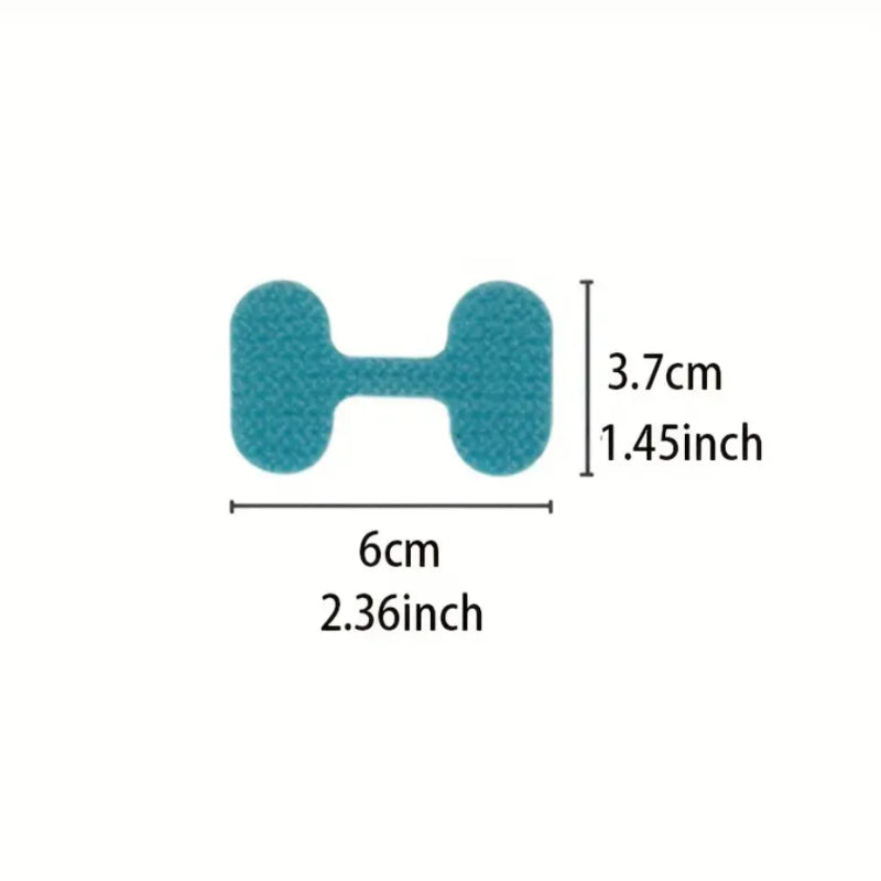 50pcs Cable Storage Label Fasteners Wire Adhesive Buckle