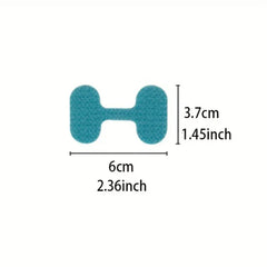 50pcs Cable Storage Label Fasteners Wire Adhesive Buckle