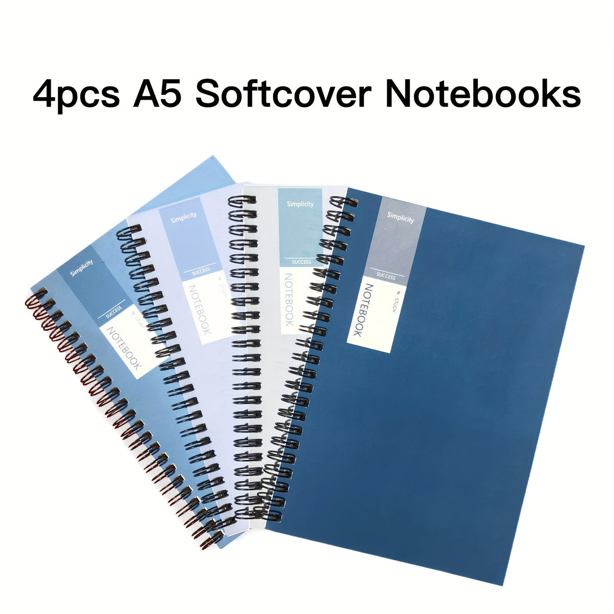1pc A5 Softcover Notebooks Thickened Pages Durable Writing School Supplies