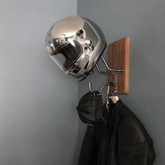 Wooden Helmet Hook Motorcycle Helmet Bracket