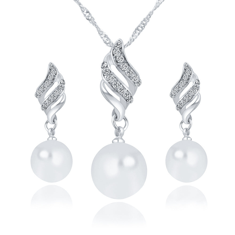 Sweet Earrings Necklace Set for Party