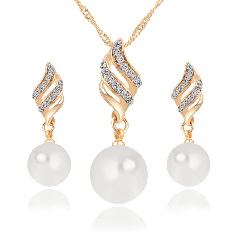 Sweet Earrings Necklace Set for Party