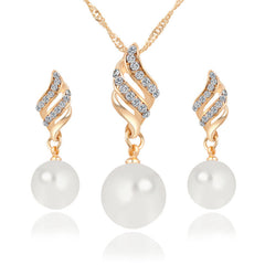 Sweet Earrings Necklace Set for Party