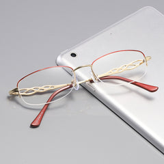 Reading Glasses for Ladies Middle-aged & Elderly with Light-Compatible Frame