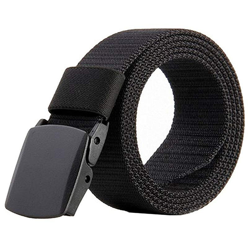 Men's Military Auto Buckle Nylon Belt Outdoor Tactical Canvas Belt