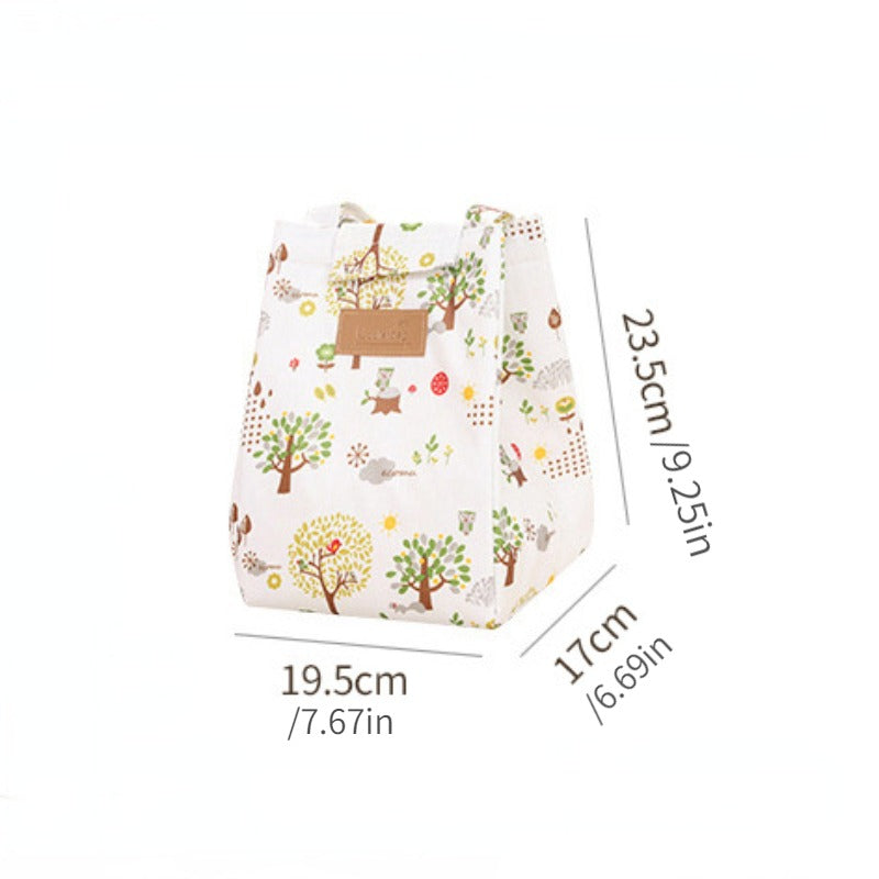 Portable Ice Pack Bento Bag Insulated Lunch Box Bag for Picnics
