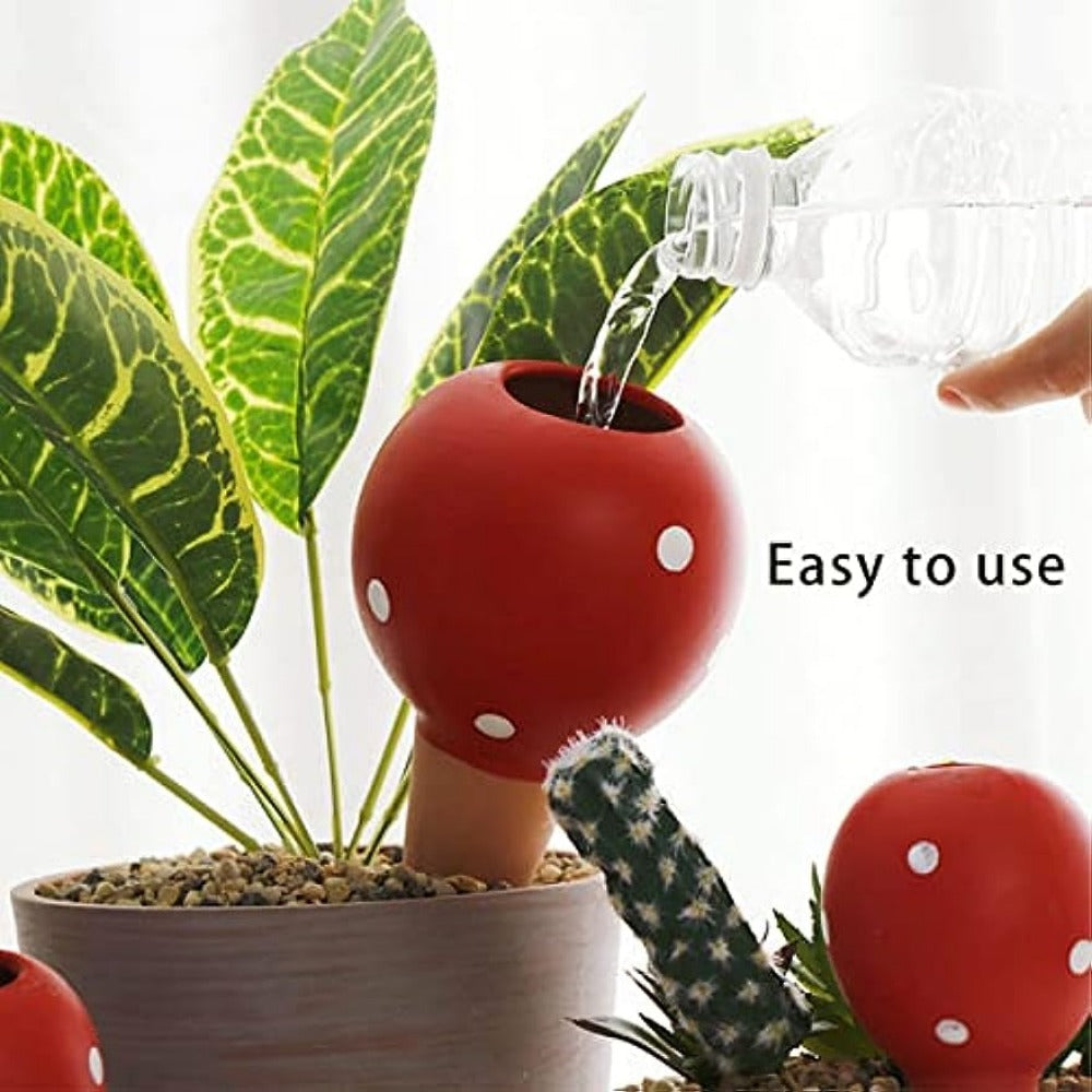 4pcs Plant Watering Globes Terracotta Self Watering Spikes