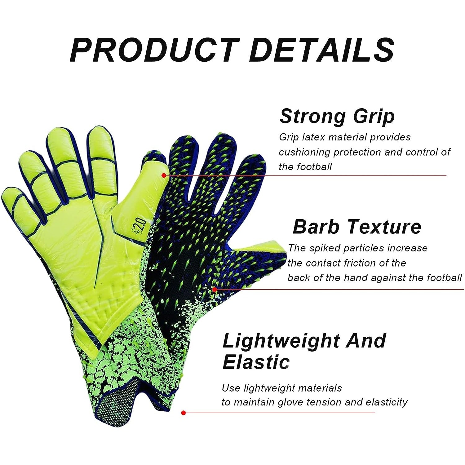 Breathable & Durable Football Goalkeeper Gloves