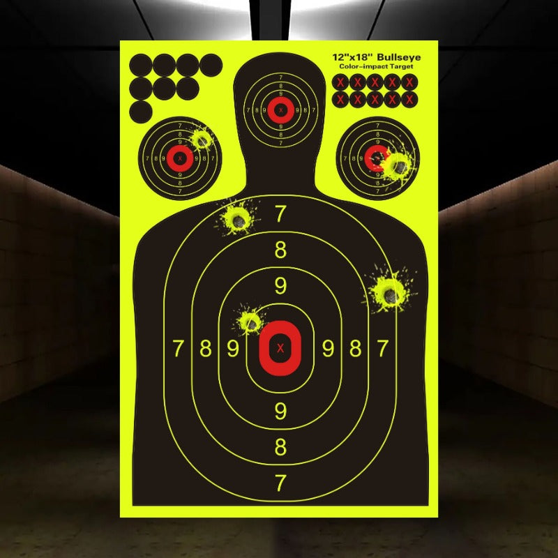 10pcs Shooting Targets for Range Shooting Training