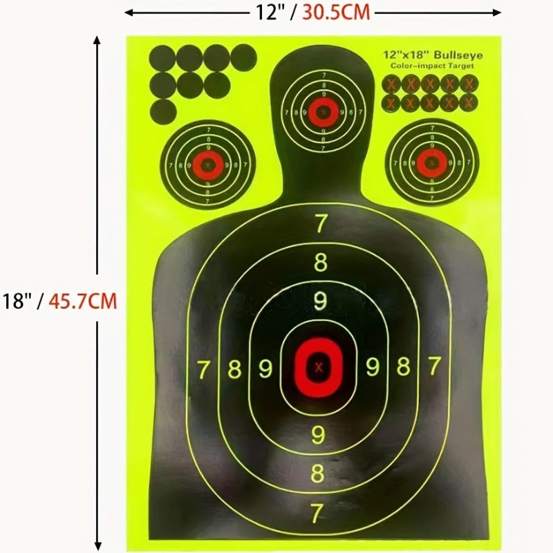 10pcs Shooting Targets for Range Shooting Training