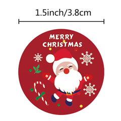 Christmas Sticker Roll 3 Sealing Label Merry Christmas Gift Decoration