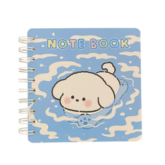 Versatile Coil Puppy Student Schedule Journal Stationery Book