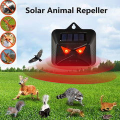 Solar Ultrasound Animal Expellers Flash Repels Mice Wolv