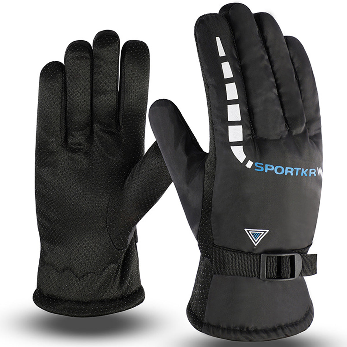 Winter Warm Mittens Men Women Outdoor Anti-skid Gloves Skiing Windproof Padded