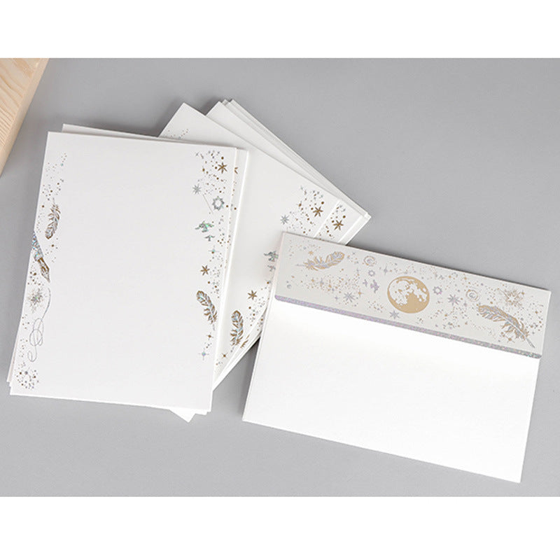 Vintage Stationary Paper And Envelopes Set
