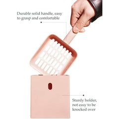 Cat Litter Scooper With Holder Litter Shovel Stand for Box