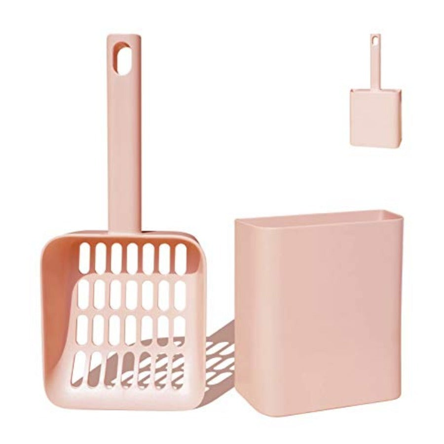 Cat Litter Scooper With Holder Litter Shovel Stand for Box
