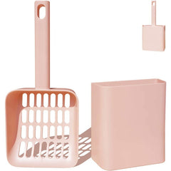 Cat Litter Scooper With Holder Litter Shovel Stand for Box