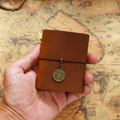 Mini Traveler's Notebook Planner Leather Mini Journal
