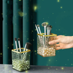 Nordic Desk Brush Pot Office Storage Box Makeup Brush Organizer