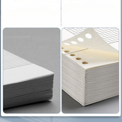 Waterproof Buckle Horizontal Line Notebook for College Students