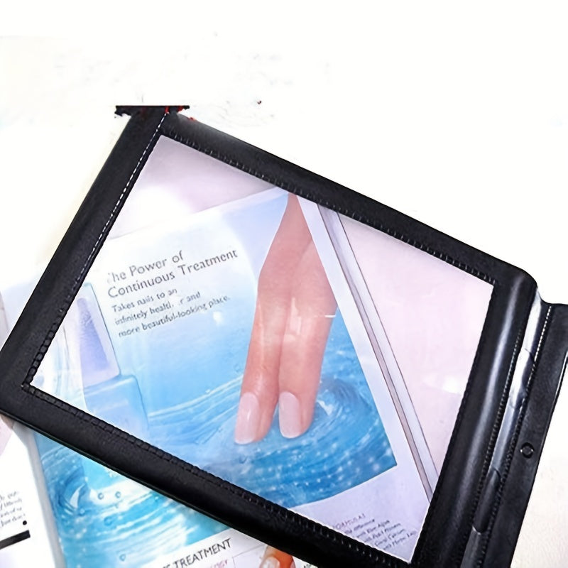 12in 1pc Full Page Magnifying Glass for Reading, 3x Page Magnifier Elderly