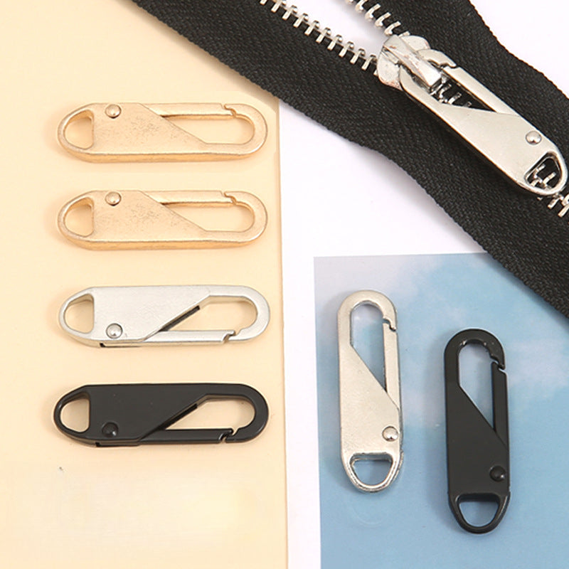 4pcs Detachable Zipper Head Tool Replacement Alloy Zipper