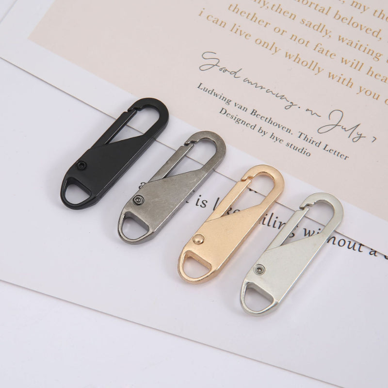 4pcs Detachable Zipper Head Tool Replacement Alloy Zipper