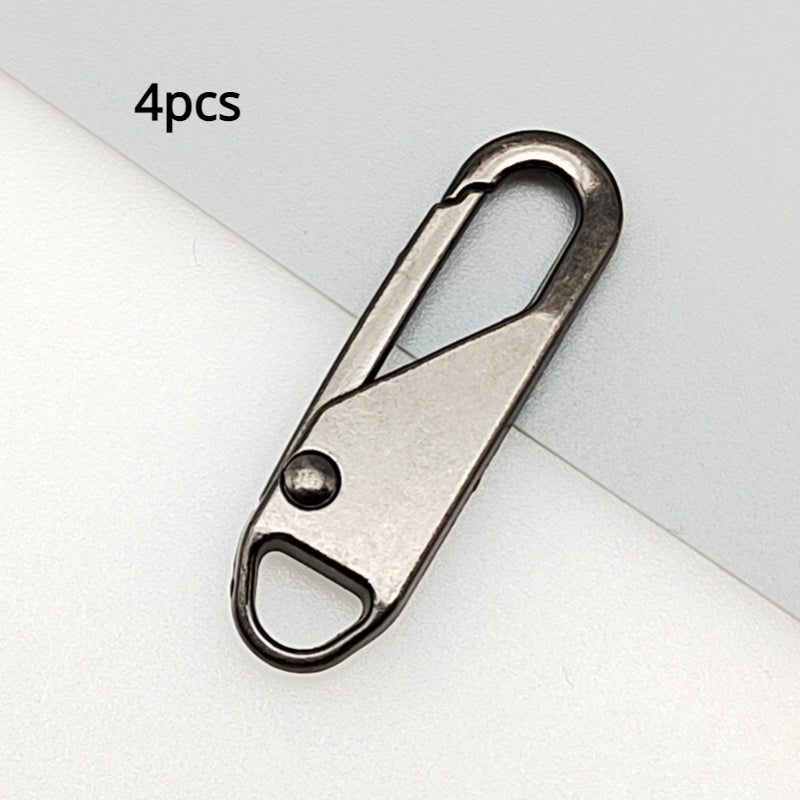 4pcs Detachable Zipper Head Tool Replacement Alloy Zipper