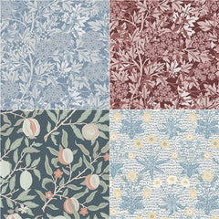 12 Sheets Large Retro Journal Background DIY Gift for Women Adults Students