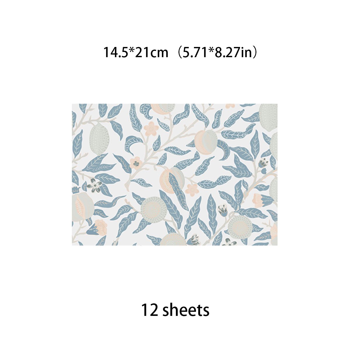 12pcs Large Size Paper Retro Journal For DIY Gift Arts Crafts